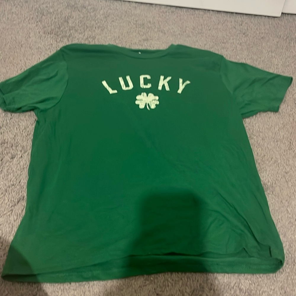 st pattys green tee shirt